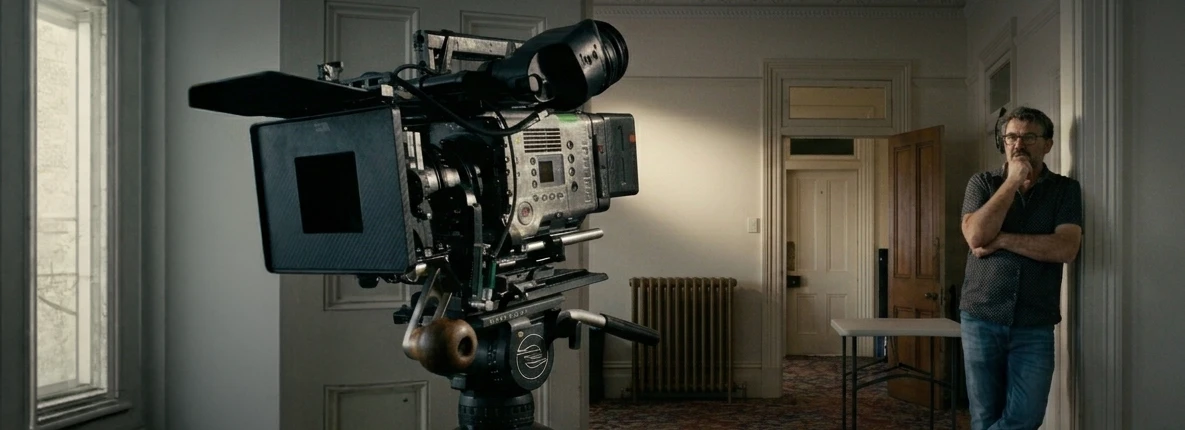 Glenn Hanns ACS on set of Transitions — Virtue Films